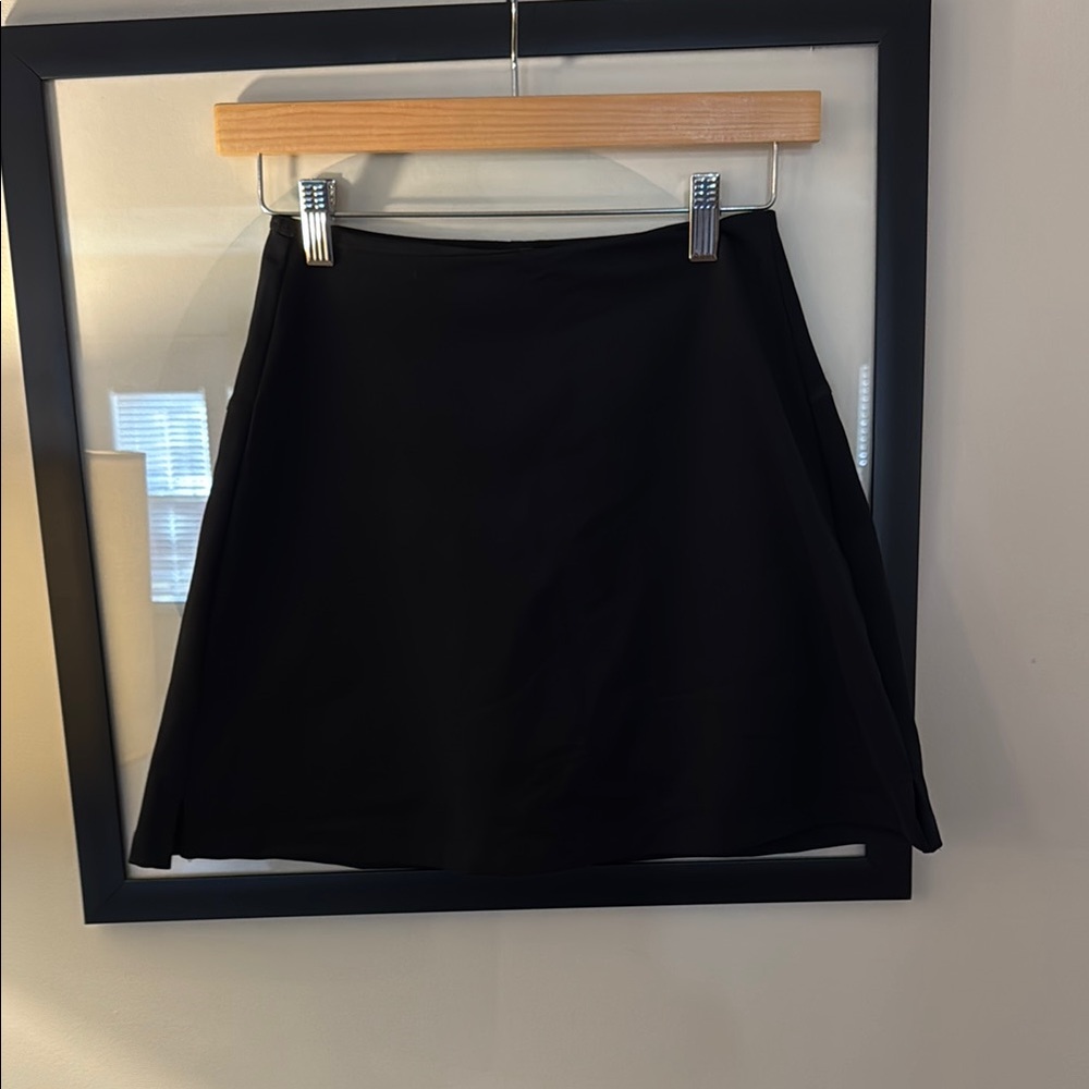 Girlfriend Collective Black A-line Mini Skirt